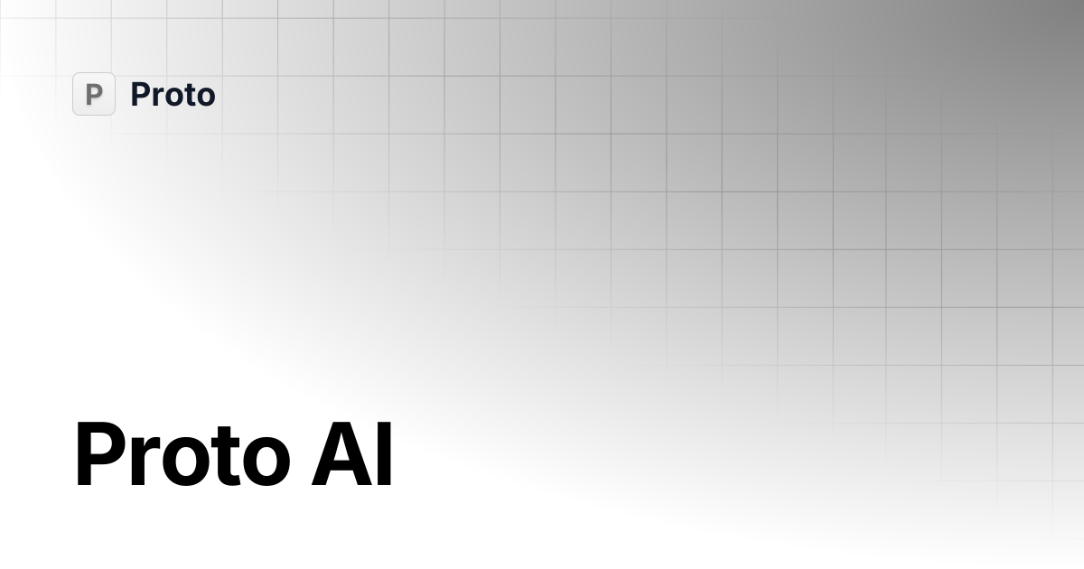 Proto ai proto aicx docs